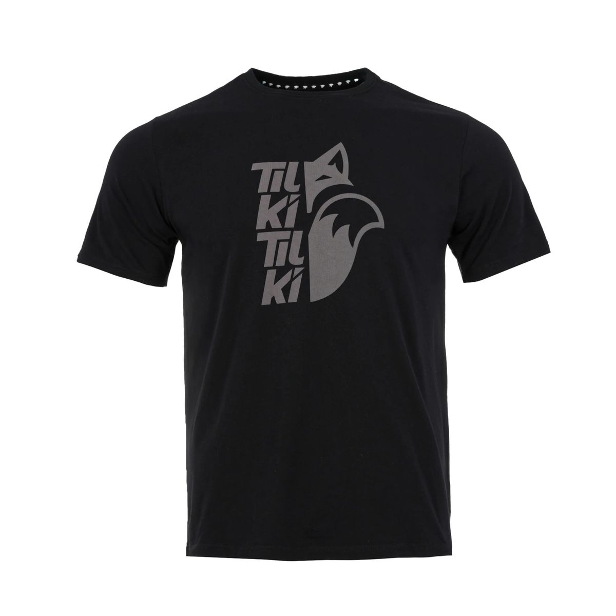TILKI - Polera Tilki Cotton Mix Big Logo NegraGris Tenis Padel