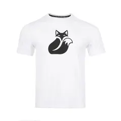 TILKI - Polera Cotton Fox Big Logo BlancaNegra Tenis Padel