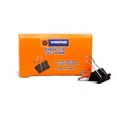 GENERICO - Apretadores Doble Clip 19 mm Vinifan - Caja 12 uds