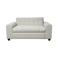 DISEÑOS VALESTRINI - SOFA TRES CUERPOS BRAZO REDONDO EN LINO
