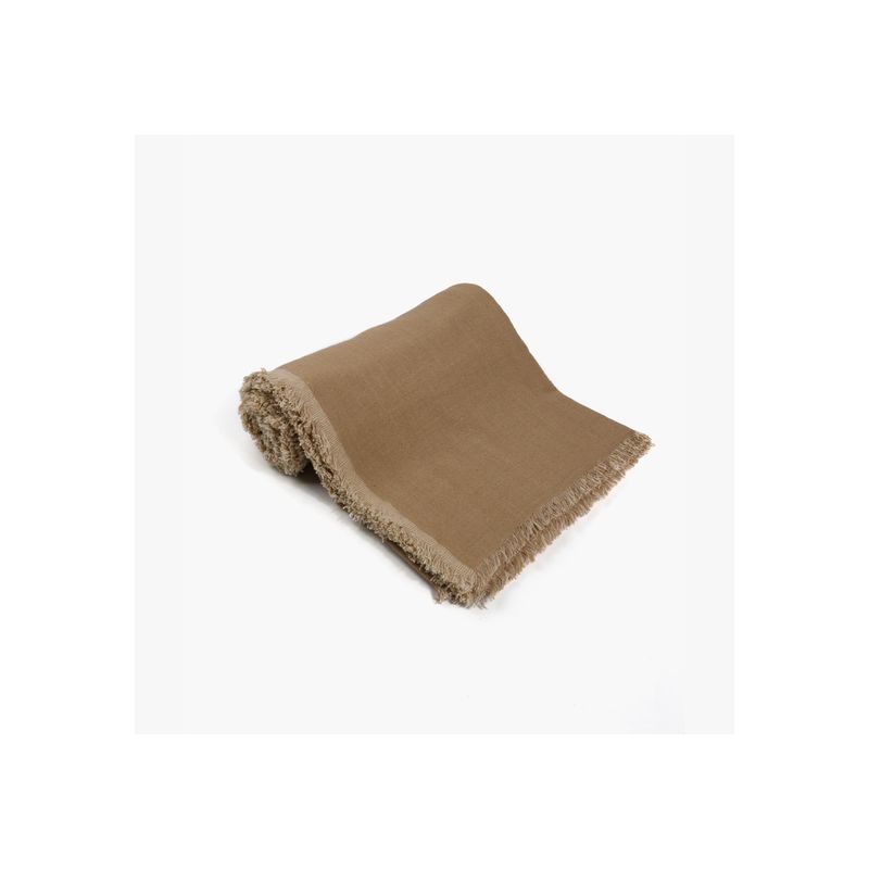 LOUNGE - Manta Boho Algodón Flecos