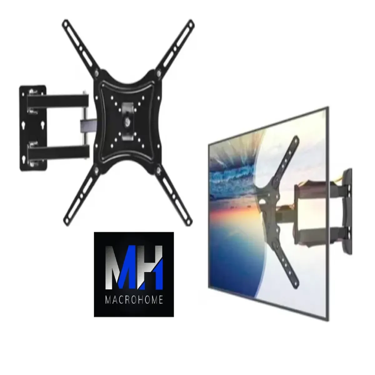 GENERICO - Soporte Brazo Articulado Tv 23-55 Led Al Muro + Cable Hdmi