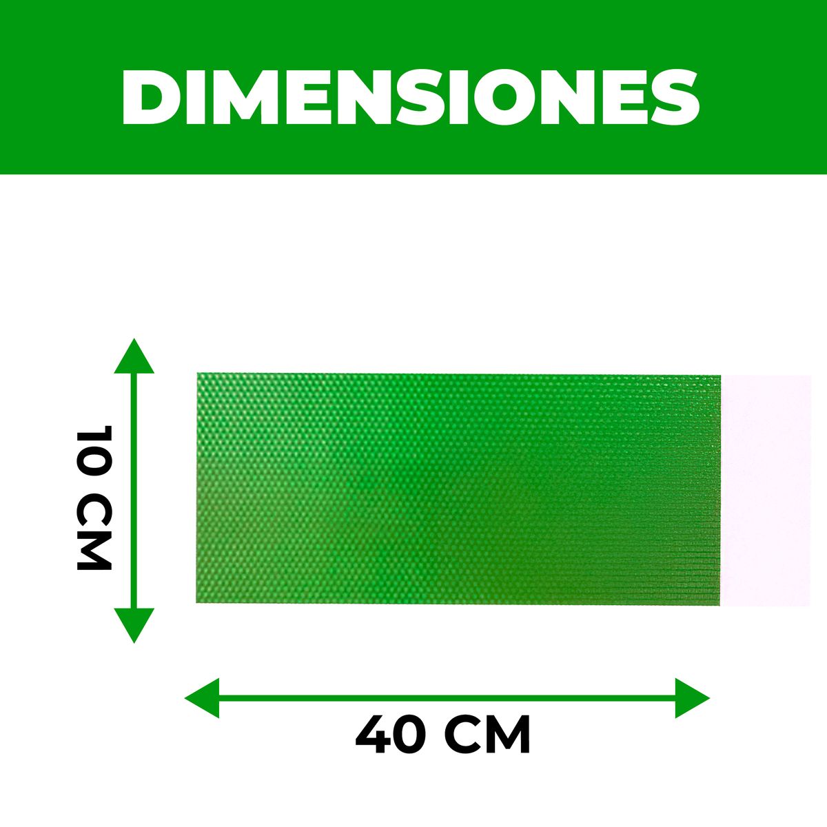 GENERICO - 12 Laminas Cera Abejas Para Velas Diy 10x40 Cm Verde