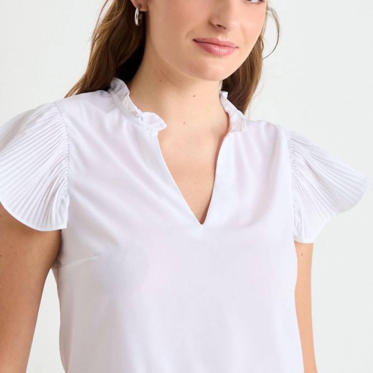 IO - Blusa Manga Corta Crudo Mujer iO