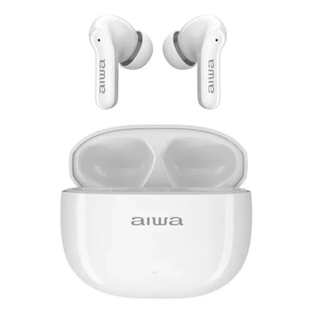 AIWA - Audífonos Aiwa Bluetooth 5.4 twsr2 , Cancelación Ruido - Blanco
