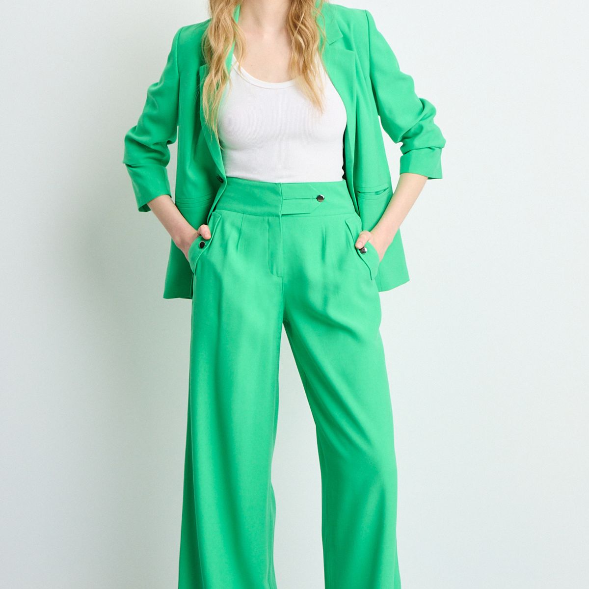 IO - Pantalon Mujer Verde Oliva Io