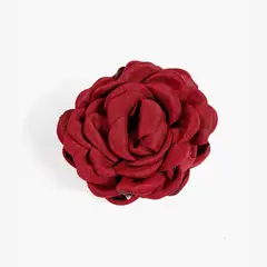 LOUNGE - Pinza Mujer De Flor Burdeo