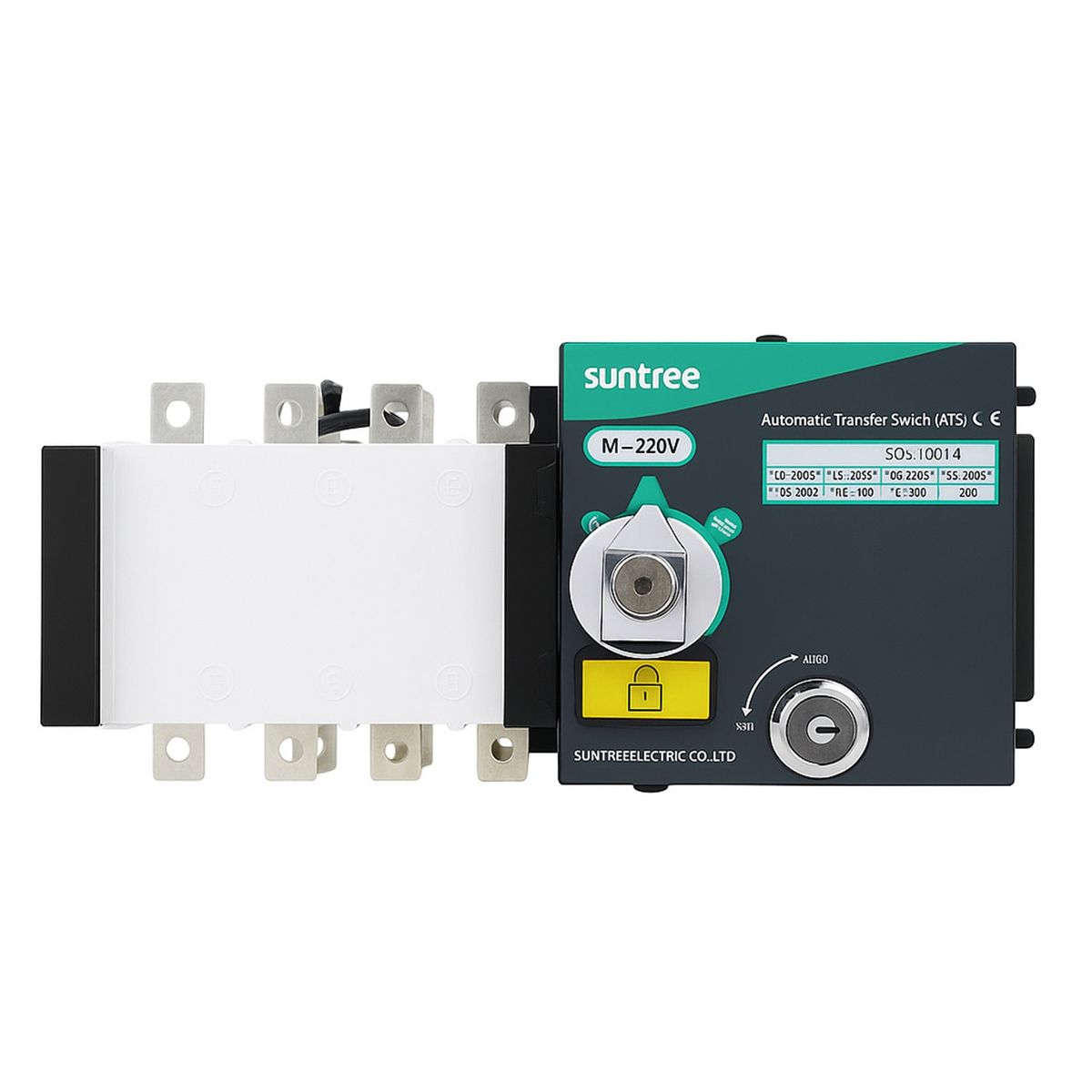 GENERICO - ATS Interruptor de Transferencia Automática SQ8P-1000A 4P Suntree