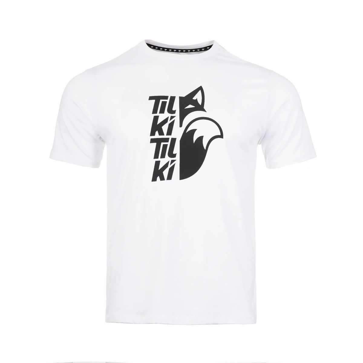 TILKI - Polera Tilki Cotton Mix Big Logo BlancaNegra Tenis Padel
