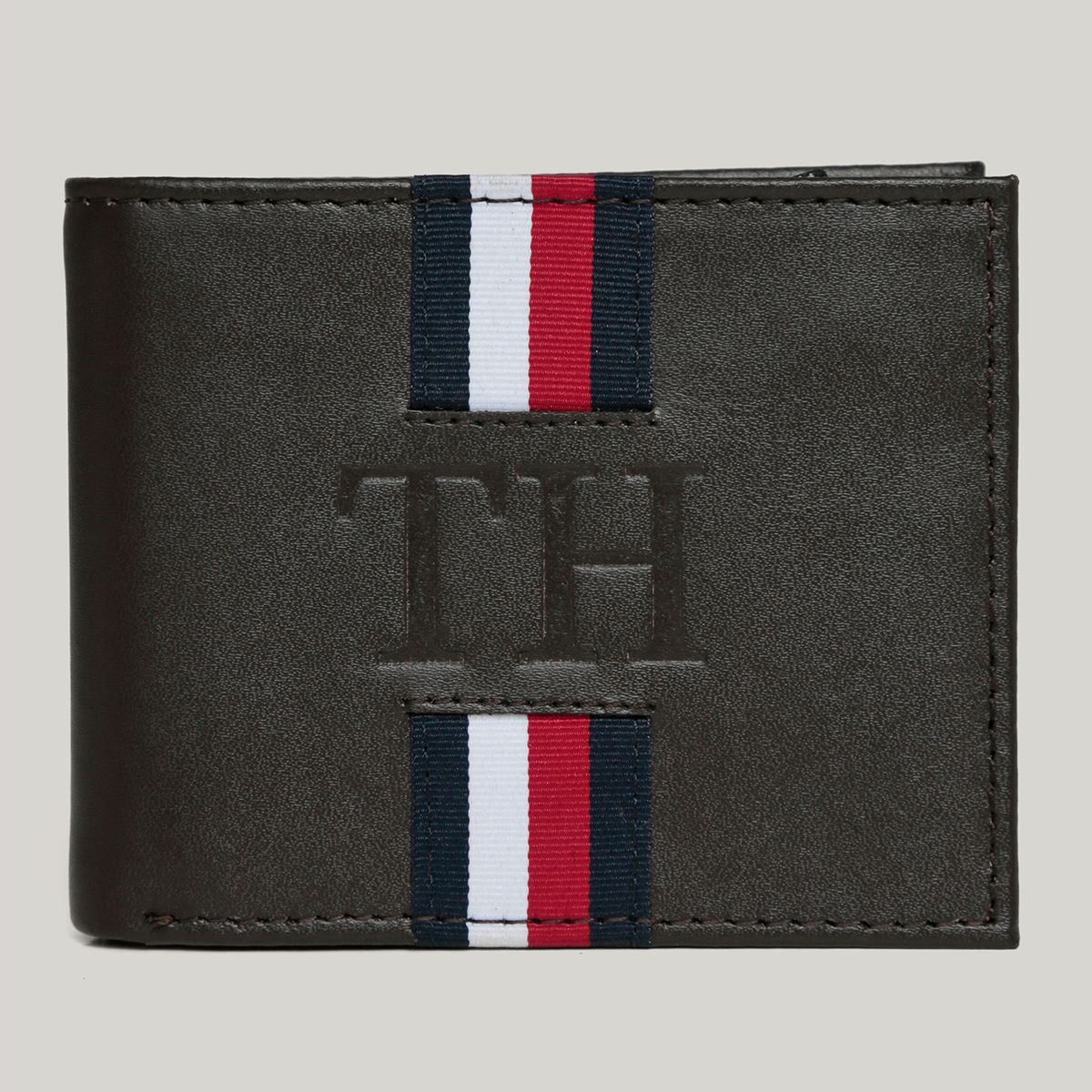 TOMMY HILFIGER - Billetera Clem Passcase Café Tommy Hilfiger