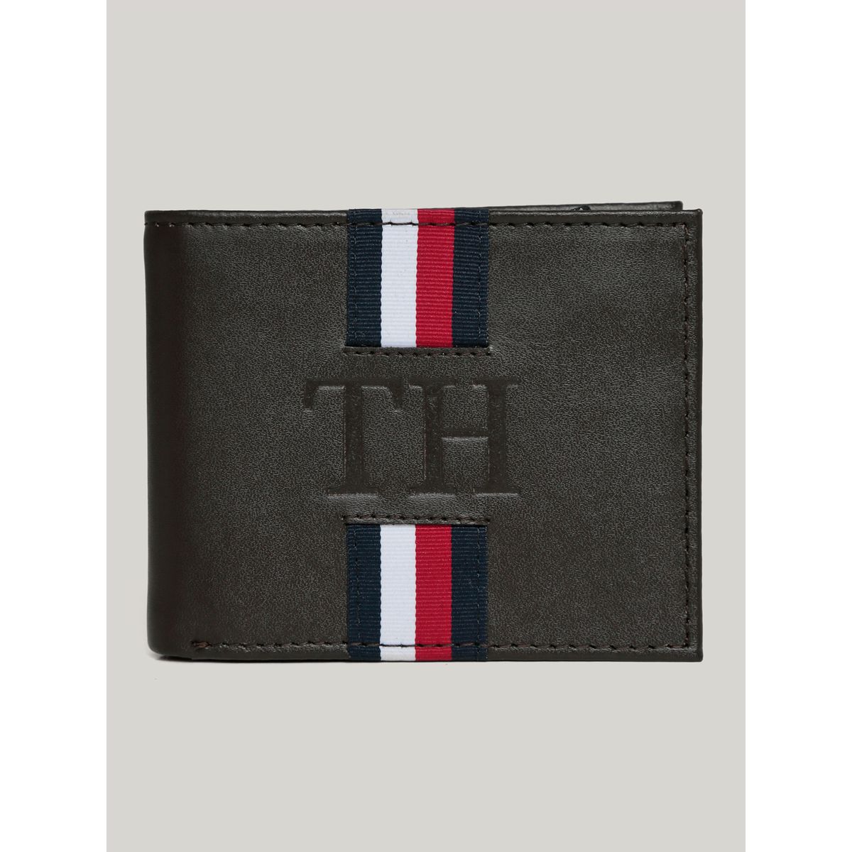 TOMMY HILFIGER - Billetera Clem Passcase Café Tommy Hilfiger