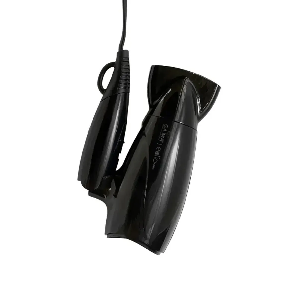 GAMA - Secador Eolic Travel Turmalina Plegable Compacto Negro Gama 12001600W