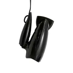 GAMA - Secador Eolic Travel Turmalina Plegable Compacto Negro 12001600W