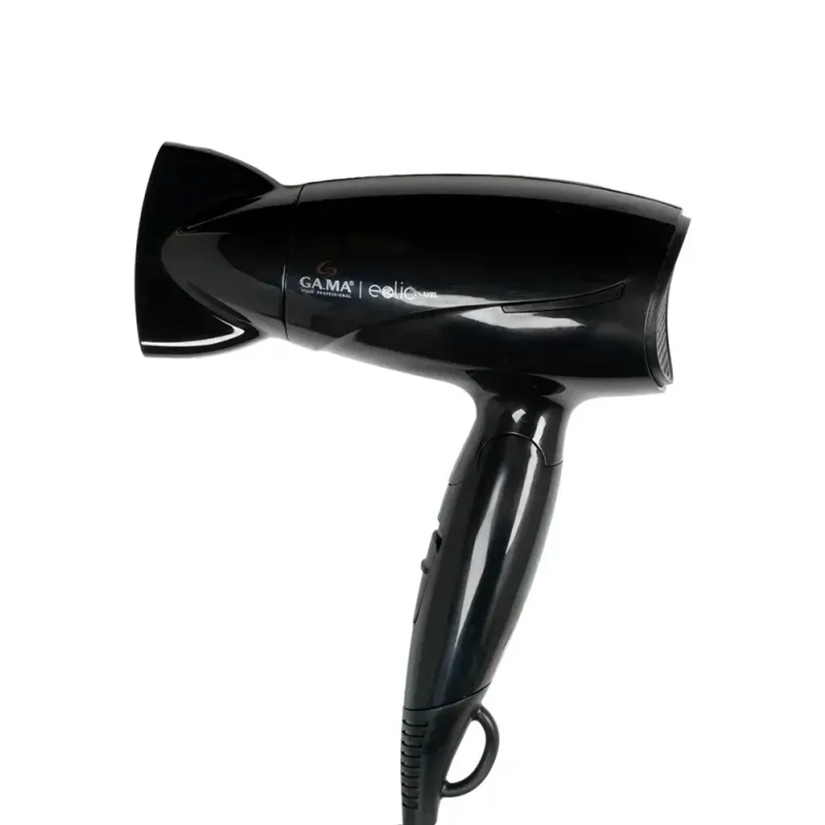 GAMA - Secador Eolic Travel Turmalina Plegable Compacto Negro Gama 12001600W