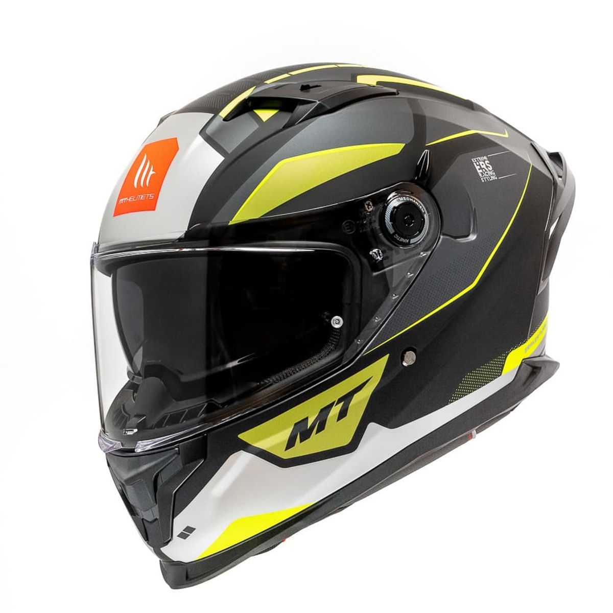 MT - Casco MT FF128SV Braker SV Pursuit B3 Amarillo Fluor Mate
