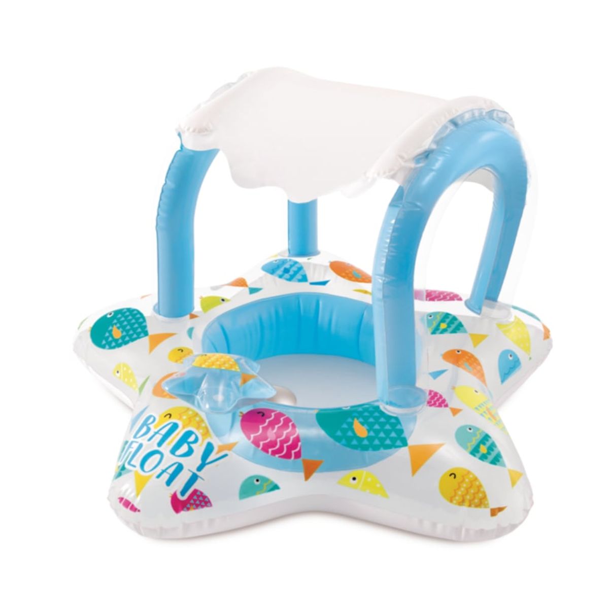 INTEX - Flotador Inflable INTEX con Asiento para Bebés 1-2 Años
