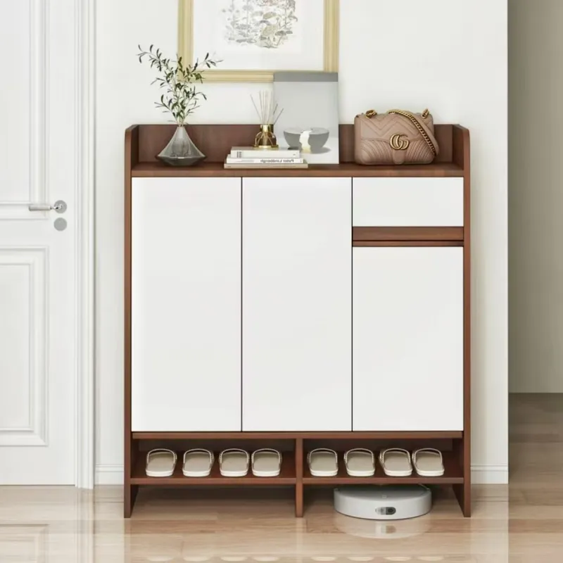 ELEMENT DESIGN - Comoda Organizador Zapatero Entrada y Hall Multiuso 90x30x100 cm…