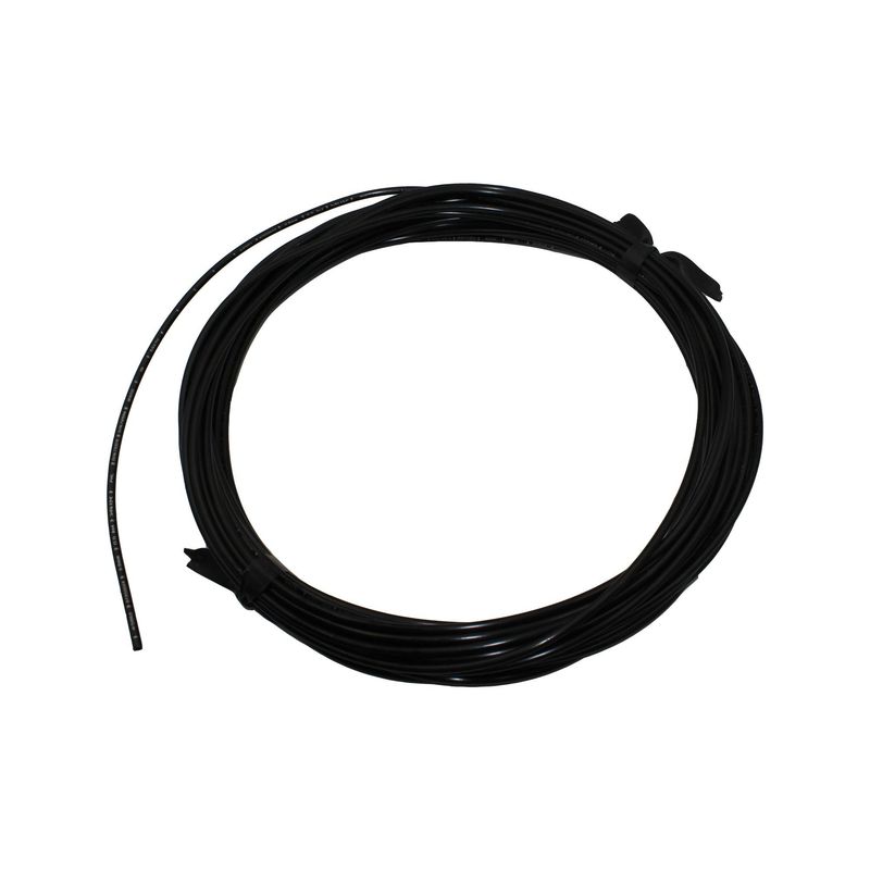 GENERICO - TECALAN 6 MM NEGRO - 25 MTS
