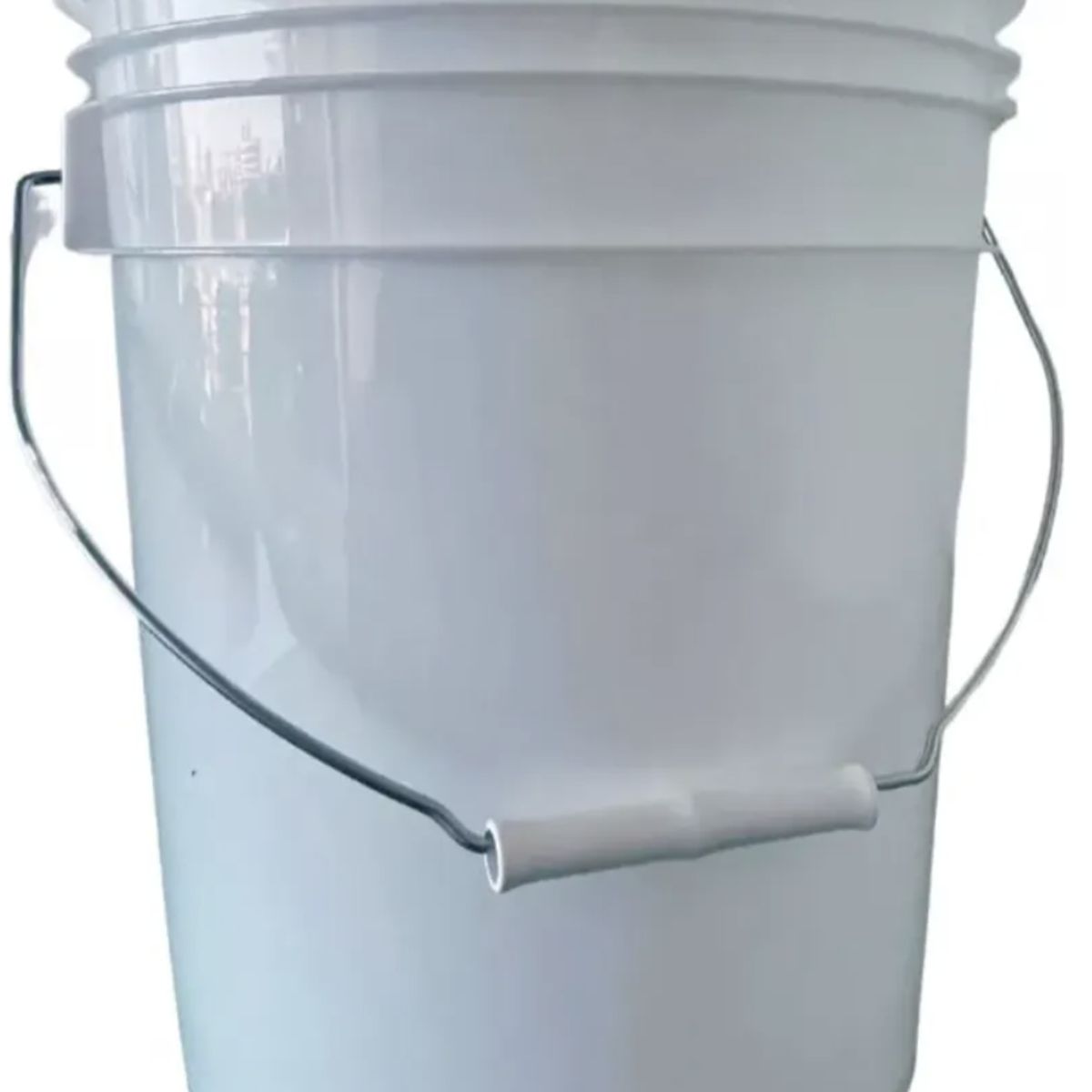 GENERICO - BALDE DE 10 LT BLANCO CON TAPA LISA