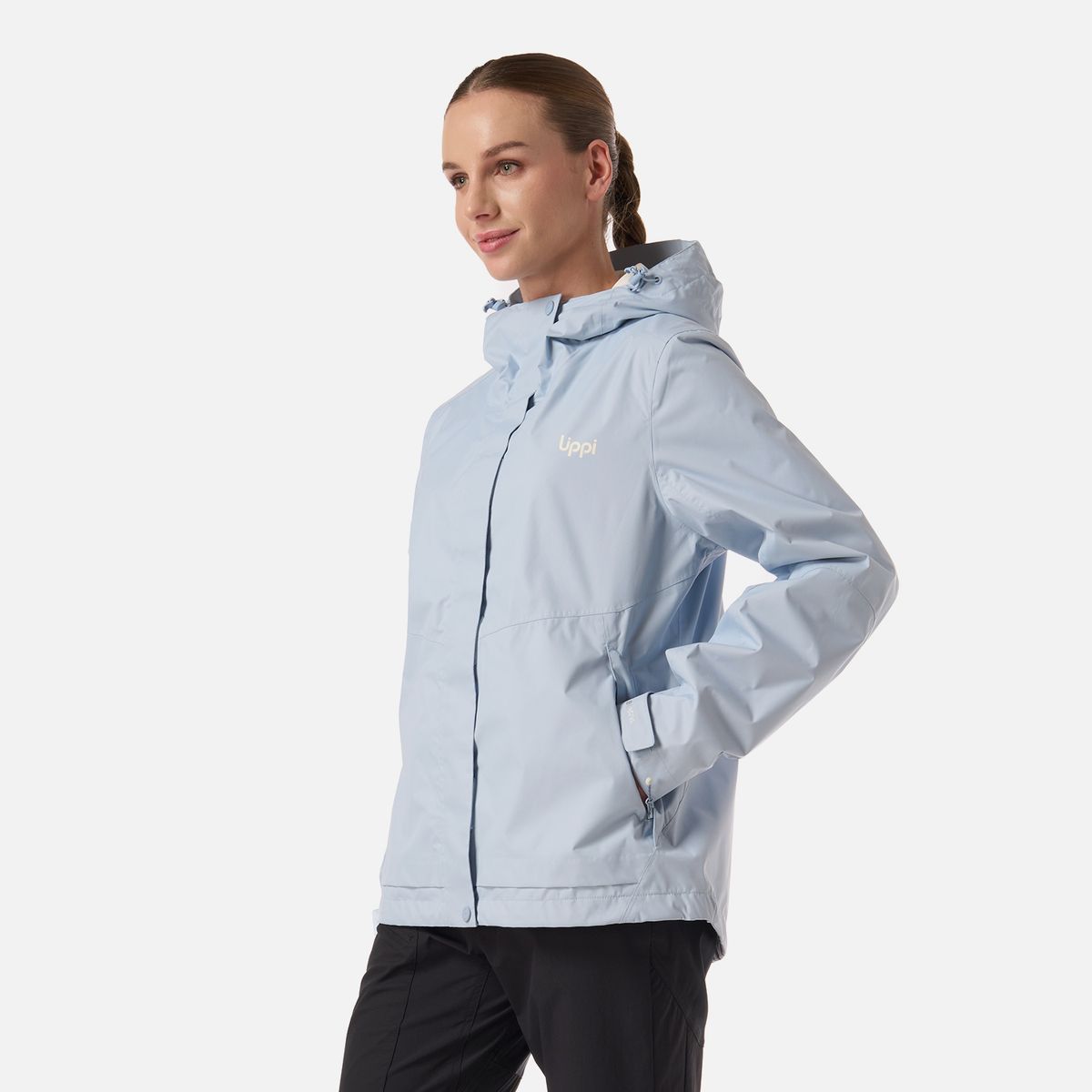 LIPPI - Chaqueta Mujer Blizzard B-Dry Hoody Jacket Celeste Lippi