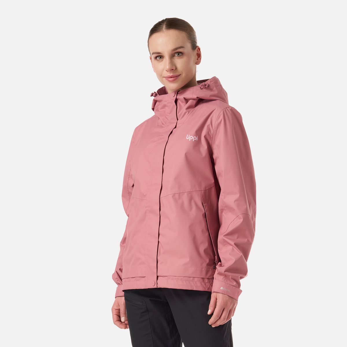 LIPPI - Chaqueta Mujer Blizzard B-Dry Hoody Jacket Rosa Oscuro Lippi