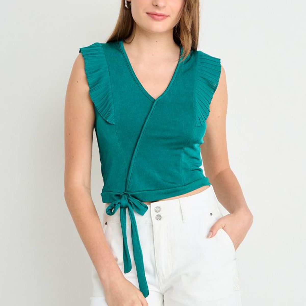 IO - Polera Sin Mangas Verde Mujer iO