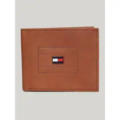 TOMMY HILFIGER - Billetera Essential Passcase Café