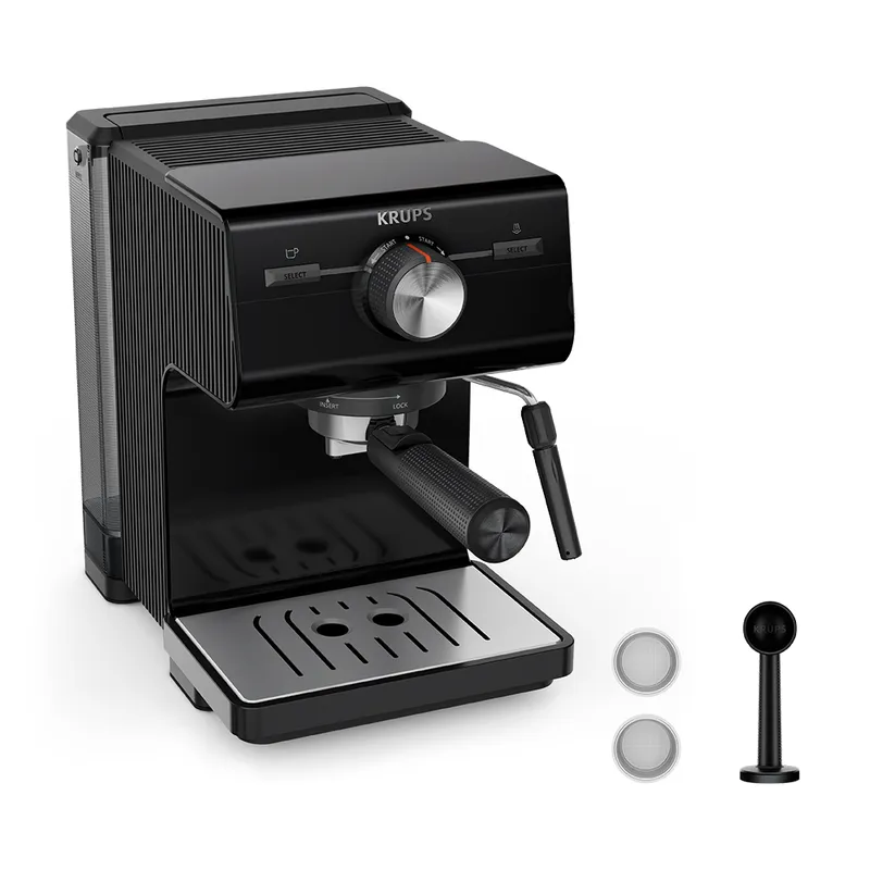 KRUPS - Cafetera Espresso Authentic Negro Krups