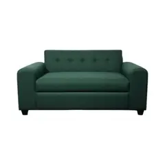 DISEÑOS VALESTRINI - SOFA TRES CUERPOS BRAZO REDONDO EN LINO VERDE