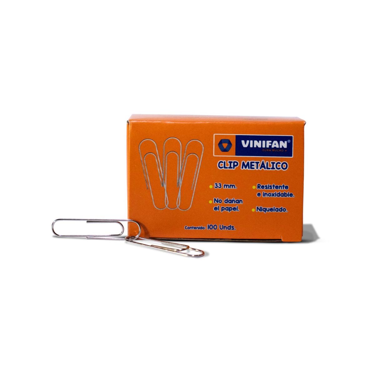 GENERICO - Clip Metálico 33 mm Vinifan - Caja 100 uds
