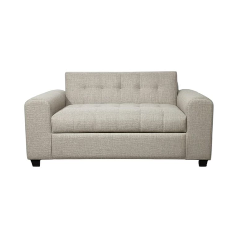 SOFA TRES CUERPOS BRAZO REDONDO EN LINO BEIGE Beige