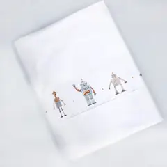 TUYO PRINT - Juego de Sábanas Cuna - Robot