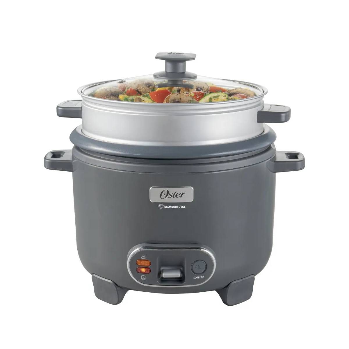 OSTER - Arrocera 3 En 1 Oster 12 Tazas Diamond Force CKSTRC12DFSKE