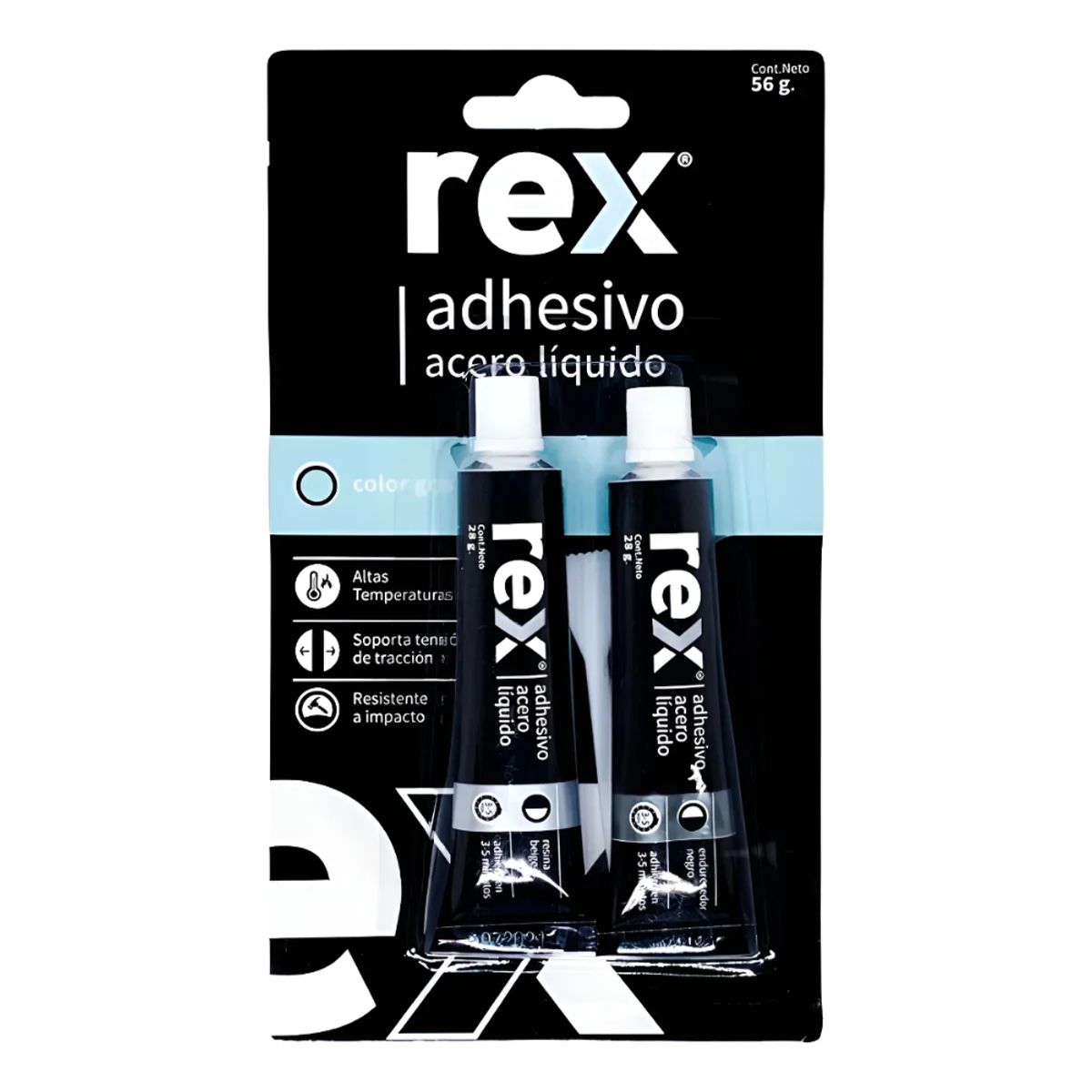 REX - ADHESIVO ACERO LIQUIDO REX