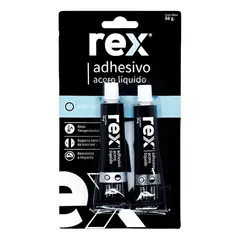 REX - ADHESIVO ACERO LIQUIDO