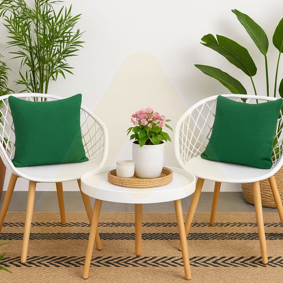 HABITA2 CHILE - Set de Mesa y 2 Sillas Magic Mesh juego apto exterior