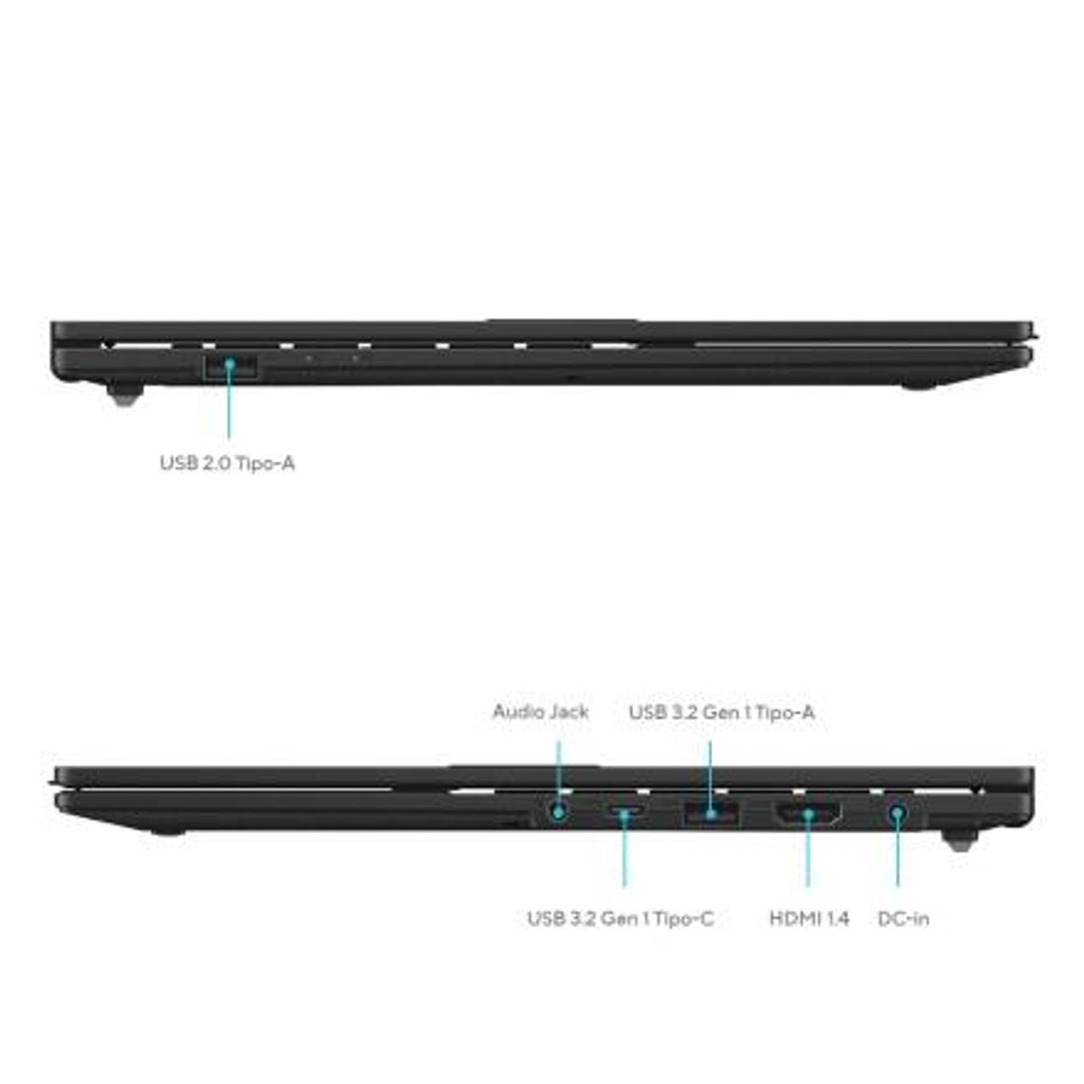 ASUS - Notebook Ryzen 5 7520U 8GB 512GB SSD 14 W11H E1404F Reacondicionado