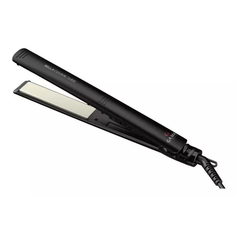 GAMA - Plancha Alisadora Bella Ceramic Shine Ion 230° Negra Gama