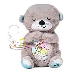 GENERICO - NUTRIA PELUCHE ESPANTACUCO PARA BEBES O NIÑOS BEIGE