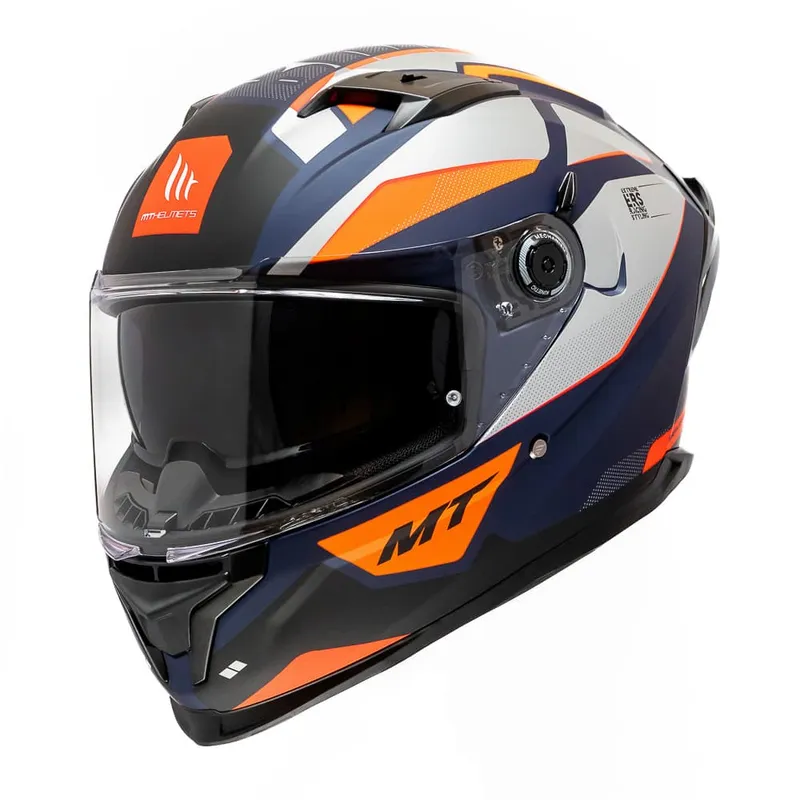 MT - Casco Para Moto MT Braker SV Pursuit Naranja Mate