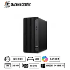HP - Computador EliteDesk 800 G6 Power (Win 11 - Office 365) Reacondicionado