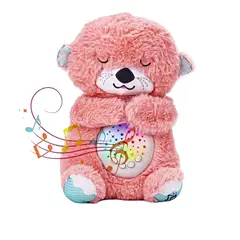 GENERICO - NUTRIA PELUCHE ESPANTACUCO PARA BEBES O NIÑOS ROSA