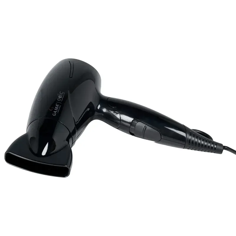 GAMA - Secador De Pelo Gama Eolic Ion Mini 1600w Plegable Liviano Viaje Negro