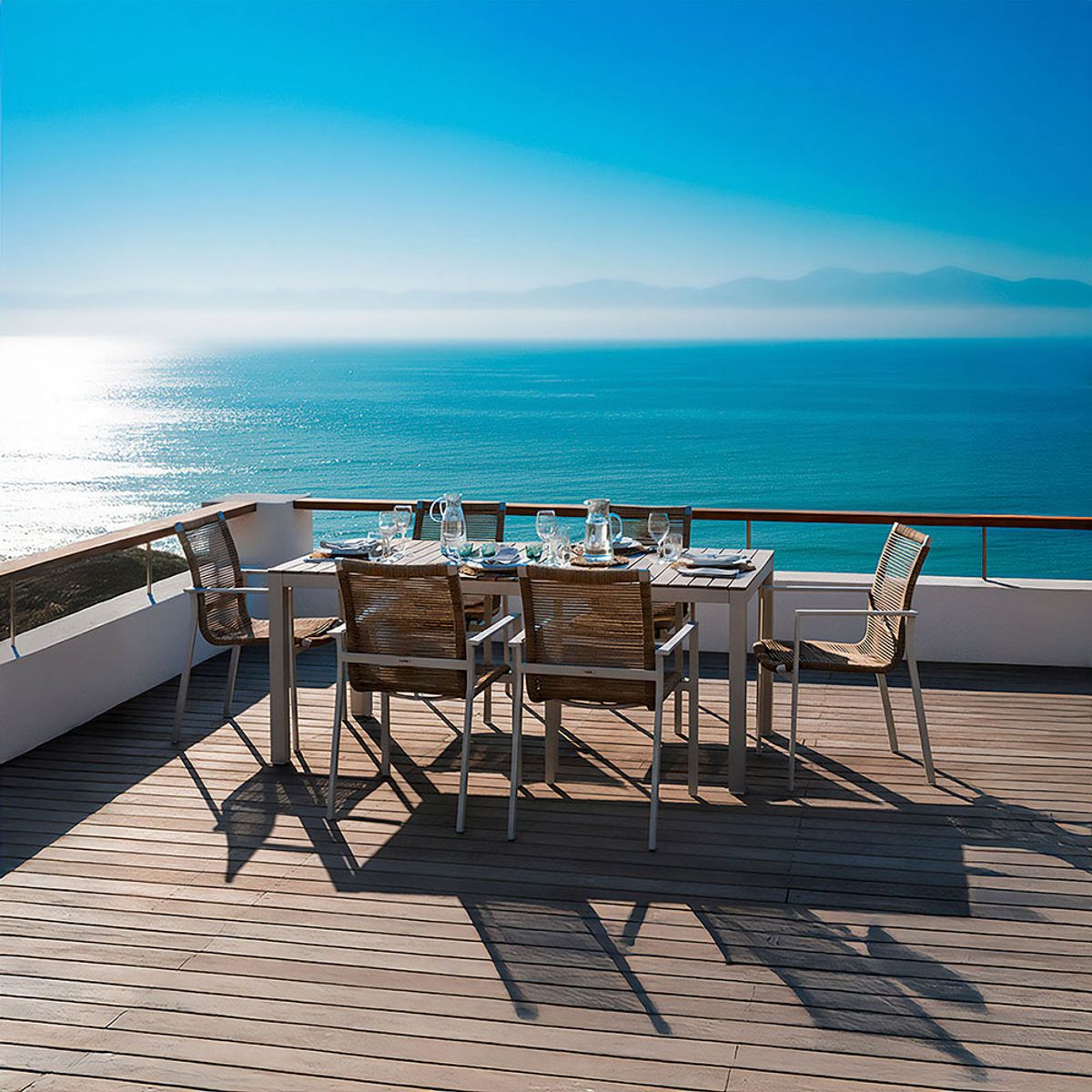 ROSEN - Mesa de Comedor Trieste Ivory