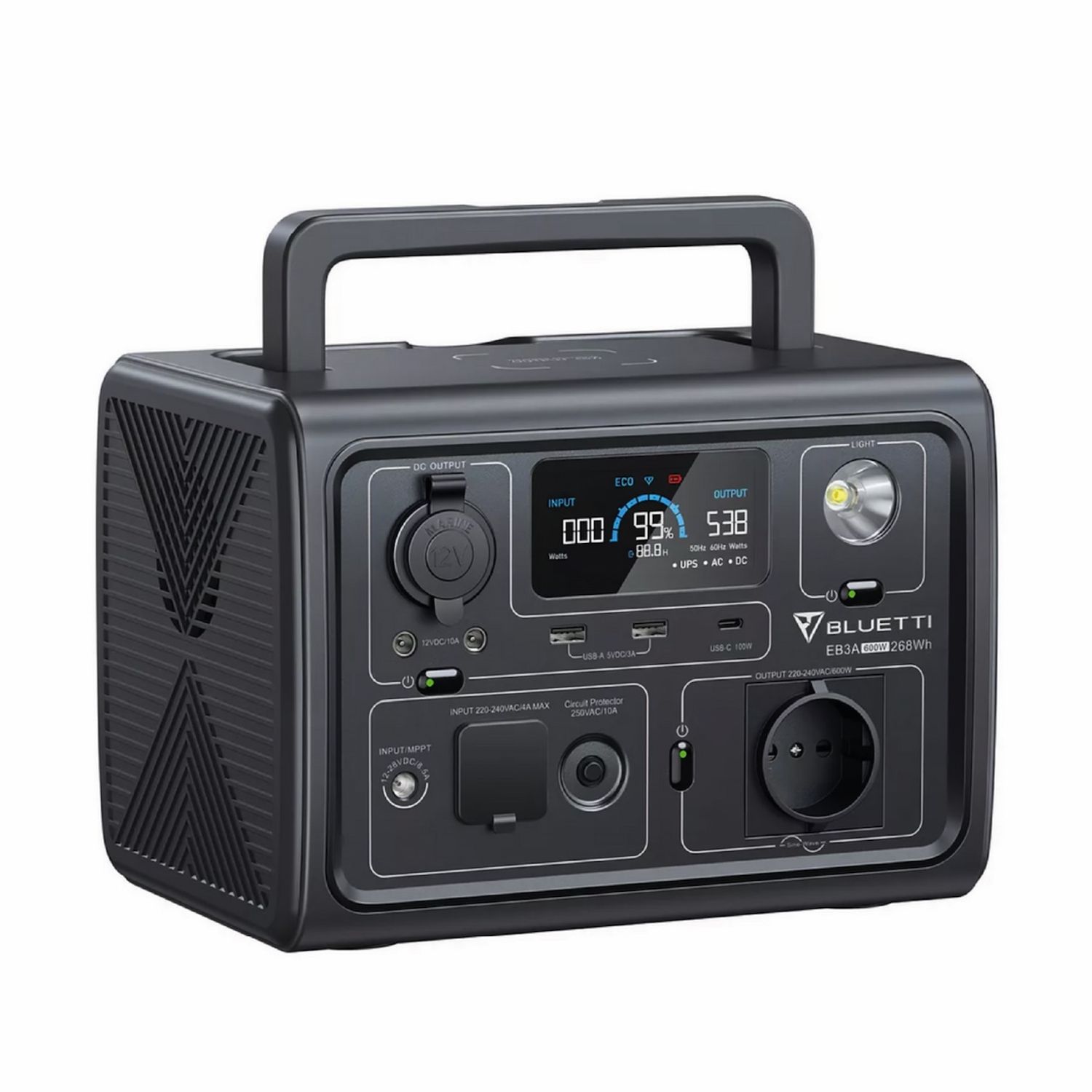 Estacion de energia Bluetti EB3A 600W - 268Wh | Sodimac Chile