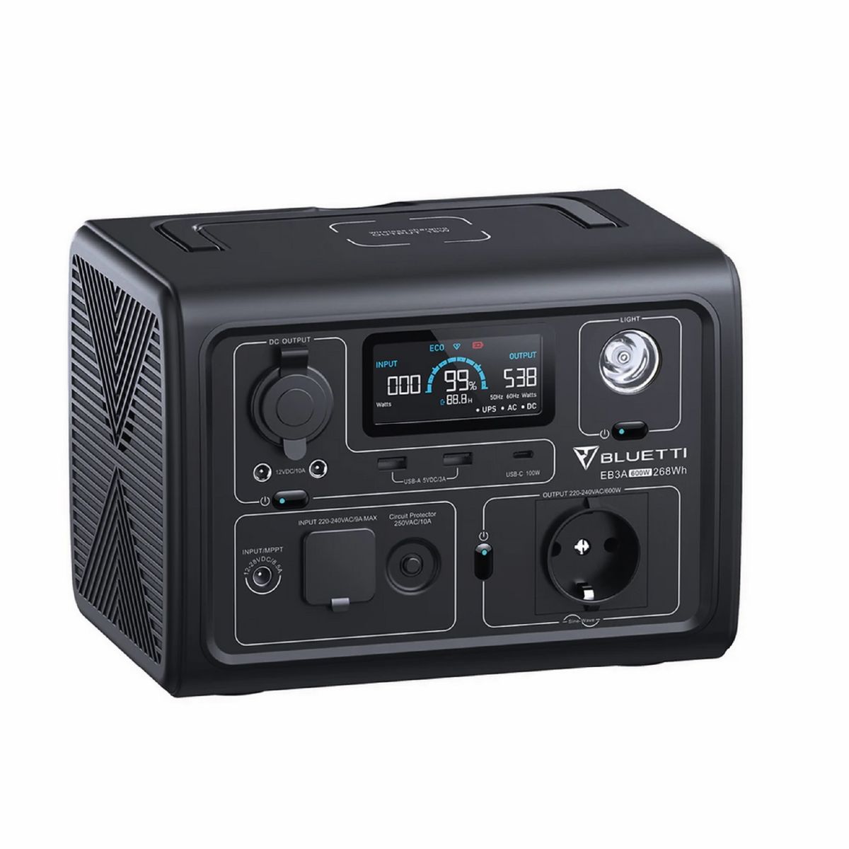 BLUETTI - Estacion de energia Bluetti EB3A  600W - 268Wh