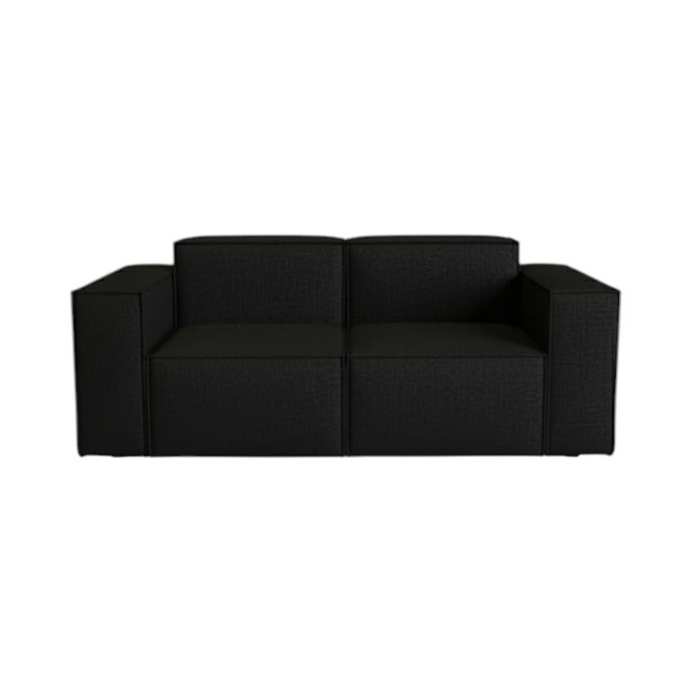 SOFA AURA DOS CUERPOS LINO Negro