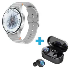 GENERICO - Reloj Smartwatch unisex deportivo inspirado Galaxy 7 Pro + audífonos