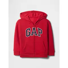 GAP - Polerón Toddler Niño Logo Con Cierre Rojo