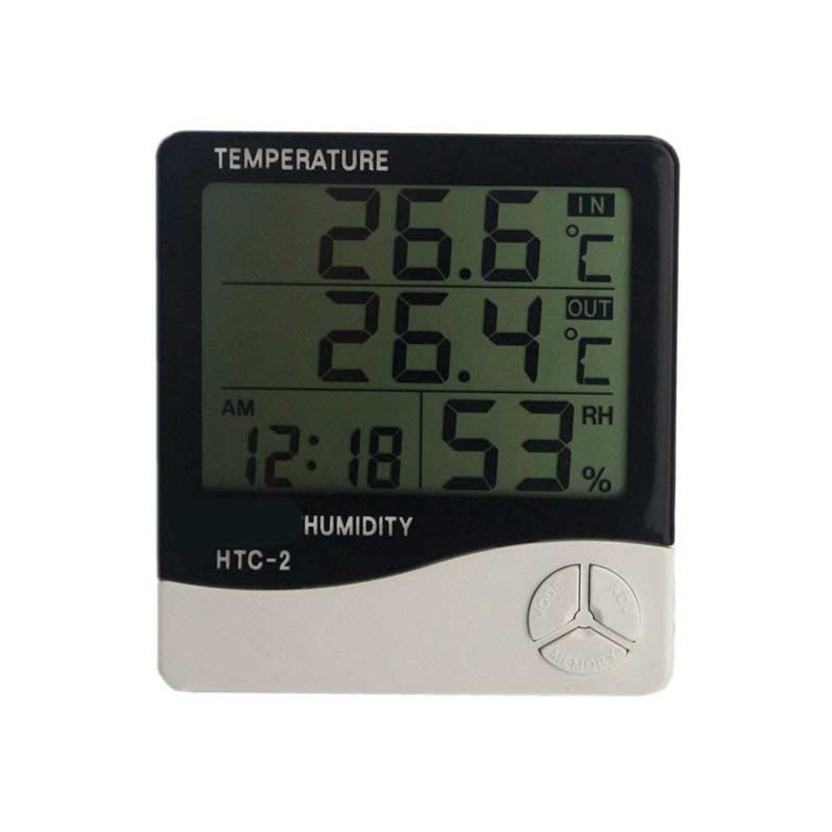 GENERICO - Termómetro e higrómetro digital con sonda unidad